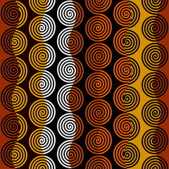 Vector ethnic tribal pattern. Seamless art image.
