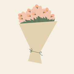 Vector illustration of beautiful bouquet