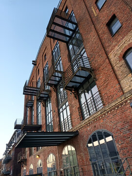 Sch&ouml;ne Fassade im Stadthafen in M&uuml;nster