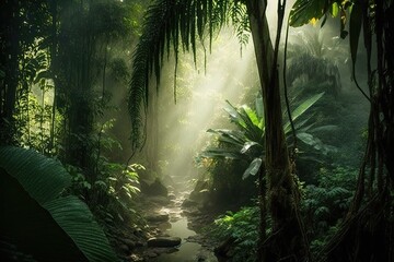 Tropical forest background