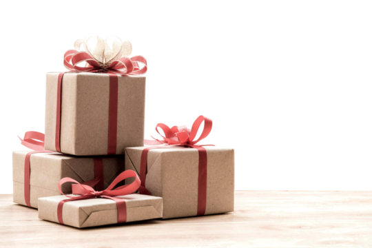 gift box with ribbon