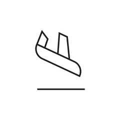 landing airport Vector for Website, UI Essential, Symbol, Presentation