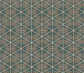 Abstract tileable geometric pattern. A seamless background, vintage texture.	