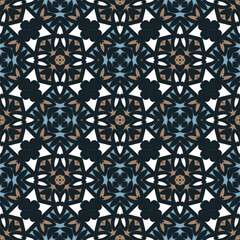 Abstract tileable geometric pattern. A seamless background, vintage texture.	