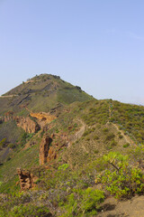 Beautiful Canary island landscape with mountains 