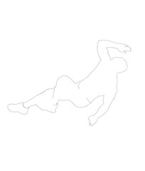 silhouette silhouette of man jogging