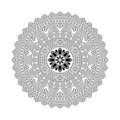 mandala design black look all are vector
