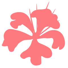 Abstract shapes fashion trend, pastel palette, hippie style 60s 70s. Matisse element flowers.