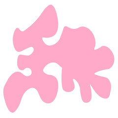 Minimalist abstract matisse boho abstract nature art shapes collection.