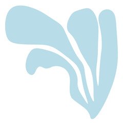 Abstract shapes fashion trend, pastel palette, hippie style 60s 70s. Matisse element flowers.