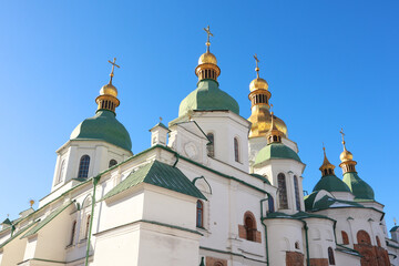 Fototapeta na wymiar St. Sophia Cathedral in Kyiv, Ukraine 