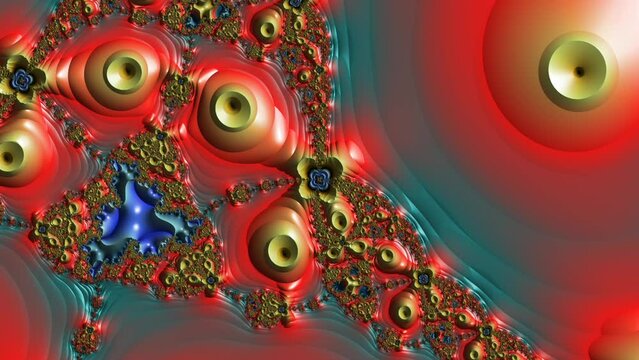 Fractal complex zoom - Mandelbrot detail, digital artwork for creative graphic design