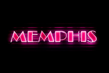 Naklejka na ściany i meble Memphis - Neon light