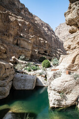 Wadi Shaab, nature of Oman