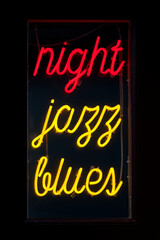 Night jazz blue - Neon light