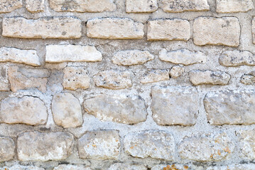 White limestone wall background