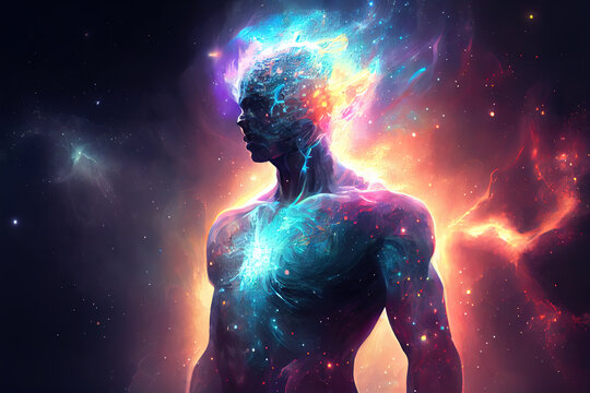 abstraction extraterrestrial intelligence.body of prometheus. Generative AI