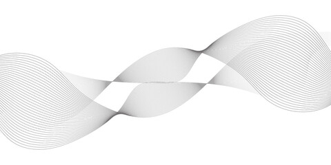 Grey, white smooth element and lines swoosh speed wave background. You can used for banner, template, wallpaper and many more. 
