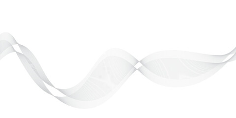 Grey, white smooth element and lines swoosh speed wave background. You can used for banner, template, wallpaper and many more. 