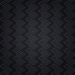 Black background with elegant ornaments, Luxury Seamless pattern