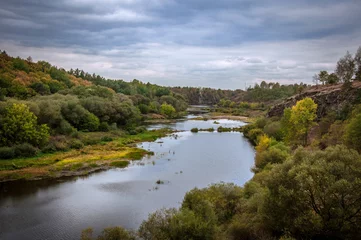 Foto op Canvas Nadsluchanskiy Regional Landscape Park is a protected area in the Bereznivsky district of Rivne region. Located in the valley of the river Sluch. © Галина Нечипорук
