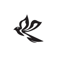 Bird logo vector template illustration icon