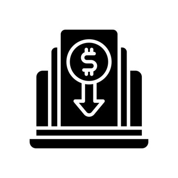 decrease icon for your website design, logo, app, UI. 
