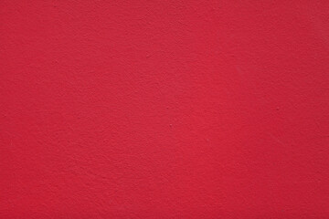 Concrete wall painted in red