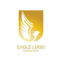 Eagle Logo design. Fly Eagle Logo design vector inspiration