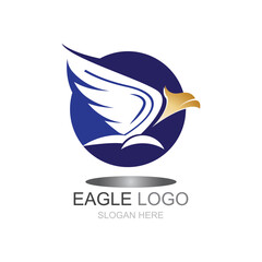 Eagle Logo design. Fly Eagle Logo design vector inspiration