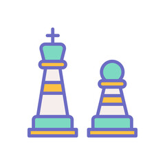 chess icon for your website design, logo, app, UI. 
