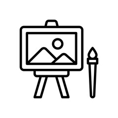 painting icon for your website design, logo, app, UI. 