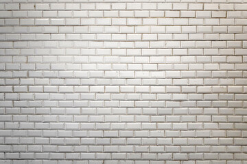 White faience wall of the Paris Metro