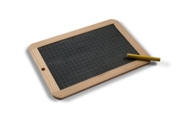 Fototapeta premium Writing slate on a white background