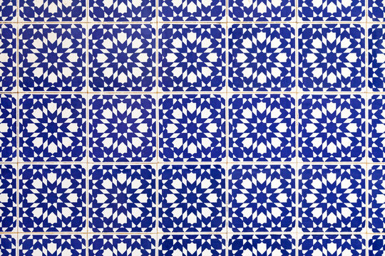 Colorful Moroccan tiles pattern