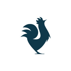 rooster symbol animal logo symbol fowl king rooster logo design, graphic, minimalist.logo