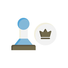 stamp icon for your website design, logo, app, UI. 