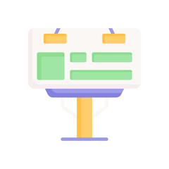 billboard icon for your website design, logo, app, UI. 