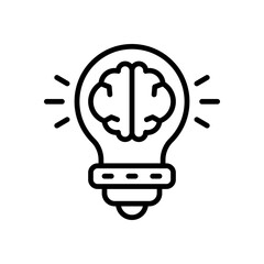 creative thinking icon for your website design, logo, app, UI. 