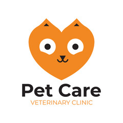 Vector logo of a pet store, veterinary clinic