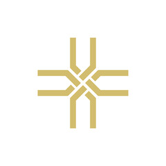 u four direction logo simple icon logo for building companies design, graphic, minimalist.logo