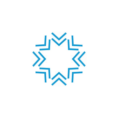 vector blue motif pattern symbol illustration for t-shirt print design, graphic, minimalist.logo