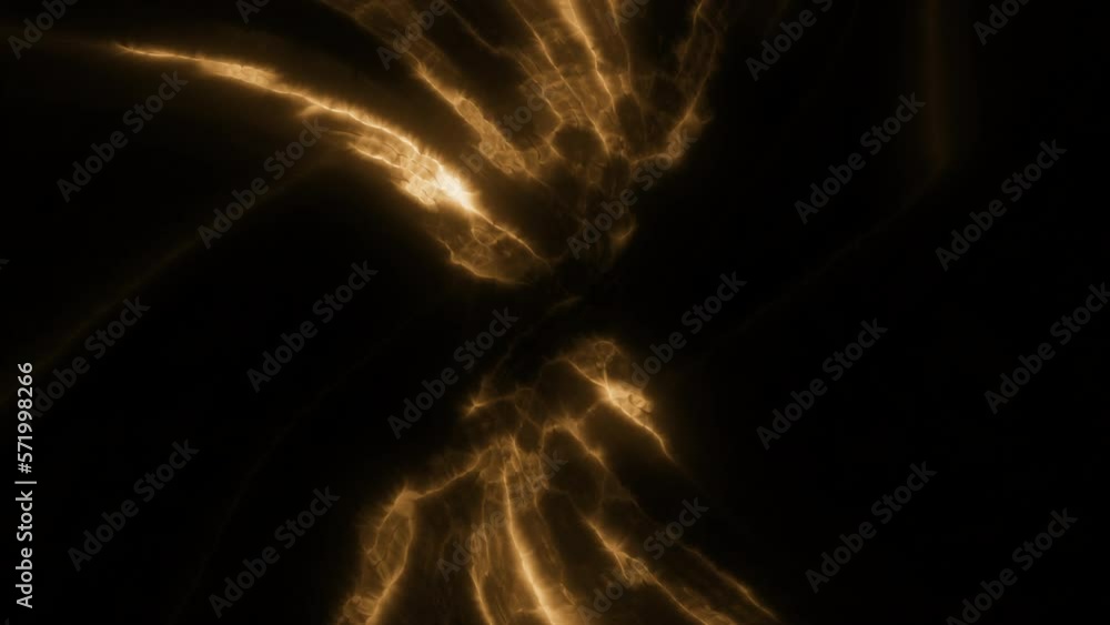 Poster Cosmic abstract vortex moving with plasma light. Motion. Luminous stream of light lines in black hole. Plasma energies move in flow of space tunnel