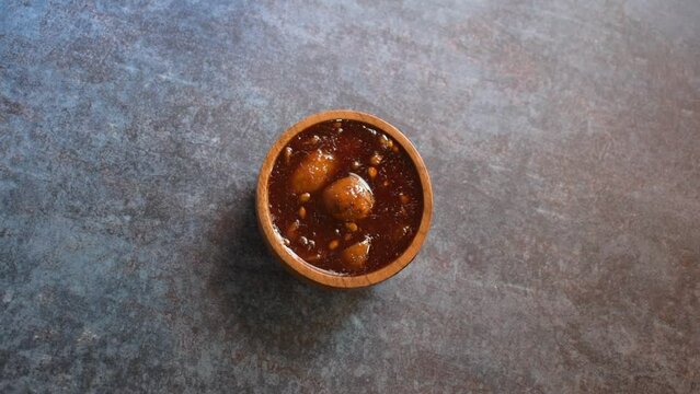 Indian traditional sweet lime pickle