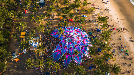 Praia Paradisíaca Pratigi Ituberá Bahia Festival Universo Paralello Paralelo Camping Rave Trance Techno House Música Eletrônica Palco Tenda Verão Janeiro Calor Brasil 
