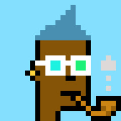 Retro Pixelated Man with generative AI