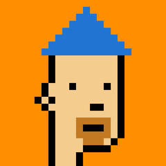 Pixel Art man with generative AI