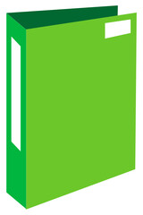Green File Folder Icons or Office Foloder Icons for Backups and Storing of Data.
