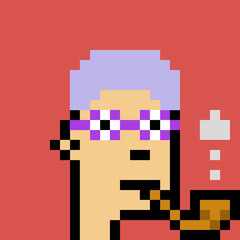 Pixel Art Style Male Avatar with generative AI