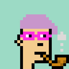 Male Avatar in Pixel Art with generative AI